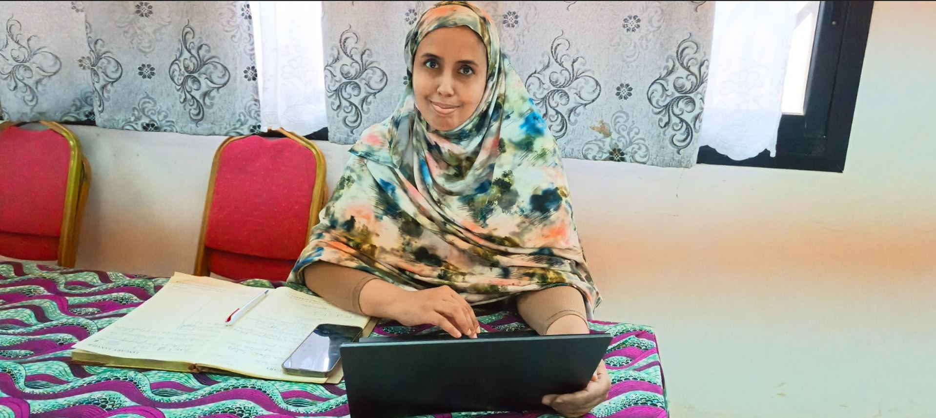Mme Nour CHEIKH SIDIYA, experte internationale en Enquête Post-Censitaire (EPC) venue de Mauritanie